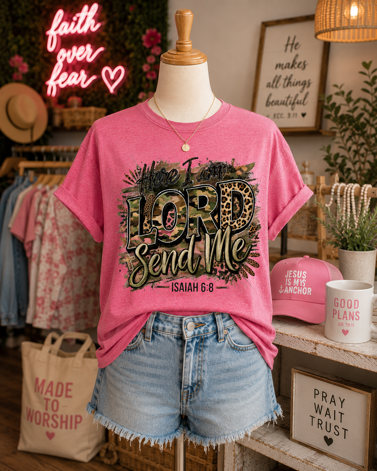 Here I am Lord Send Me Tee