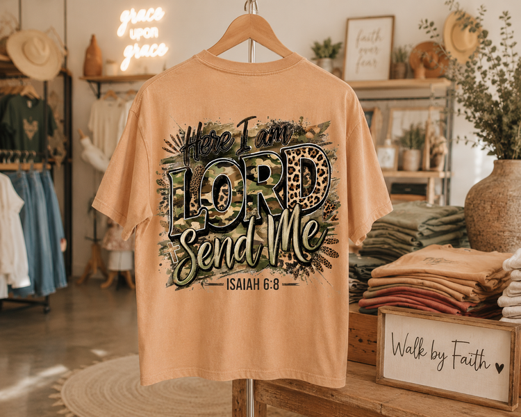 Here I am Lord Send Me Tee