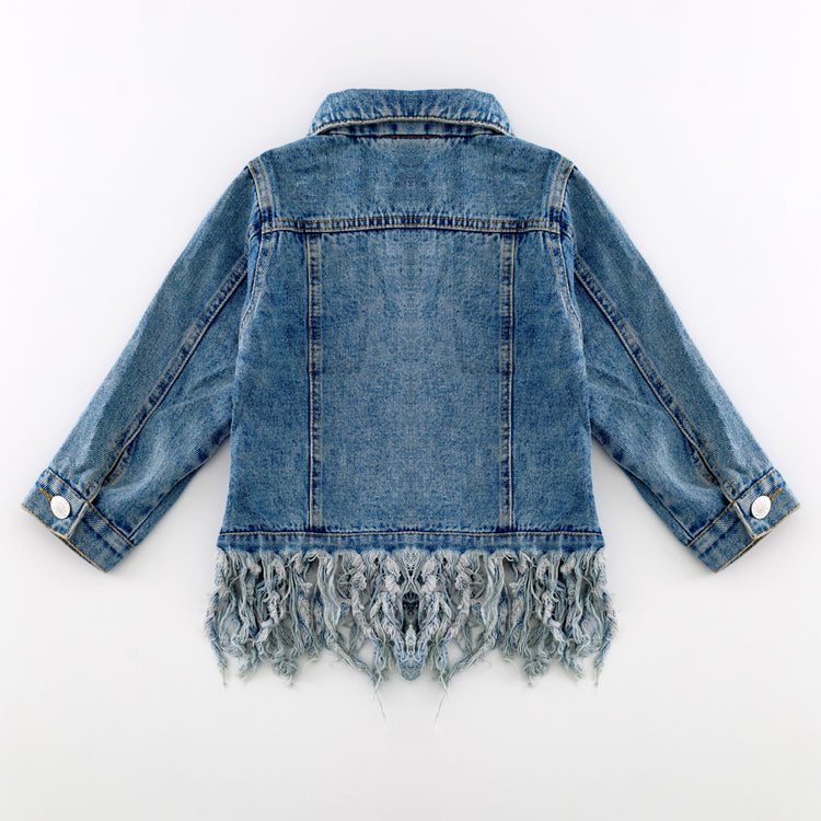 FRINGE JEAN JACKET