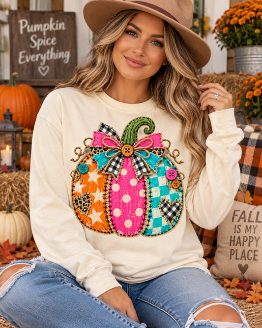 Patch Work Pumpkin