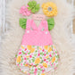 Lemon Blossom Breeze Ruffle Bubble Romper