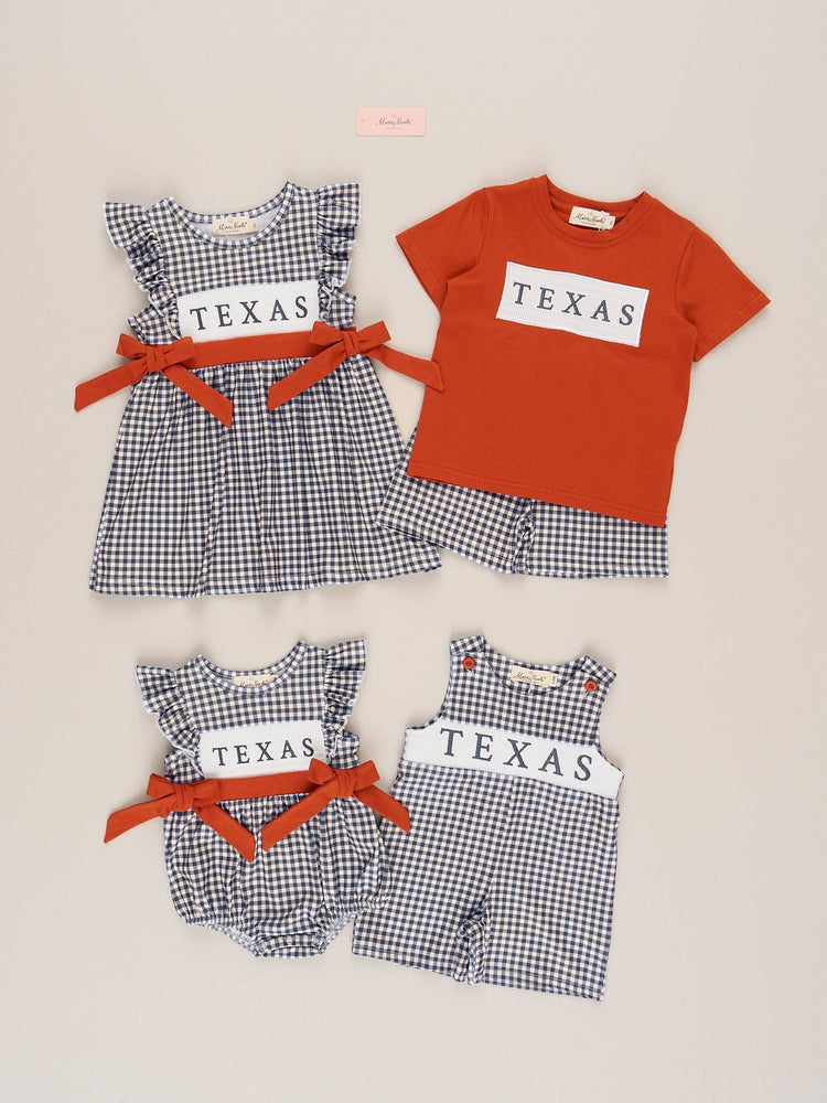 Texas Smocked Gingham Dress