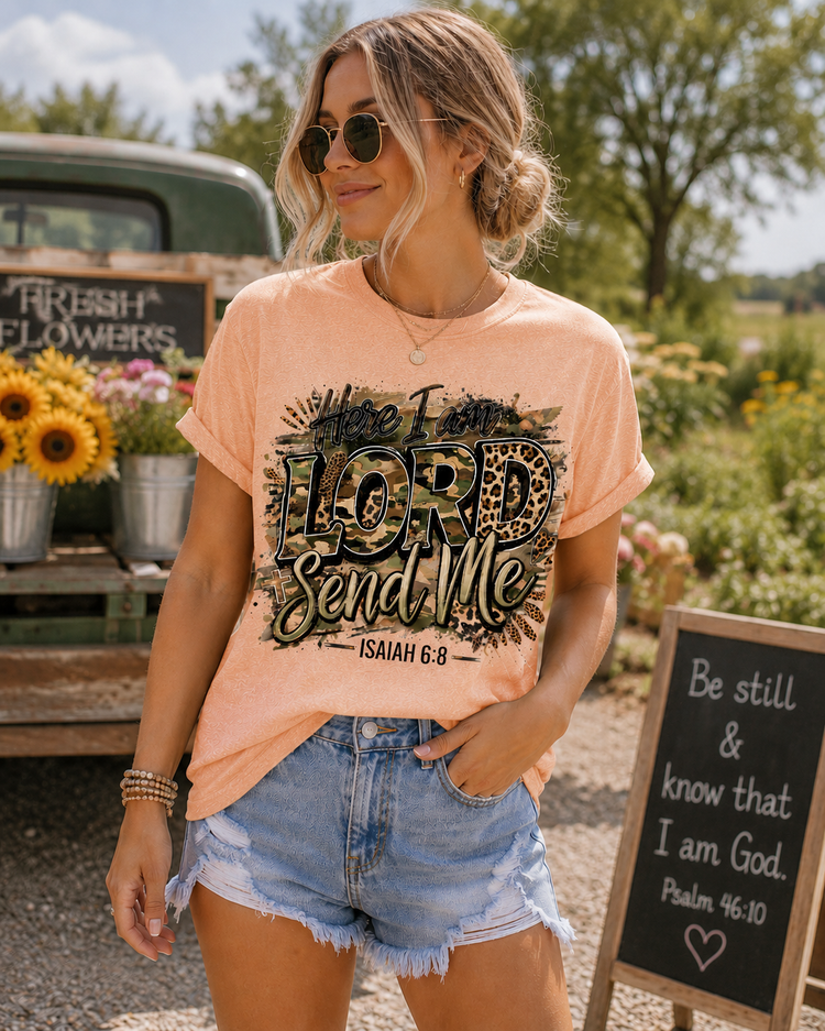 Here I am Lord Send Me Tee