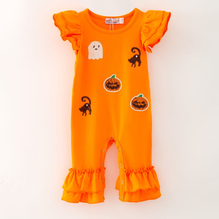 Halloween Sequin Romper