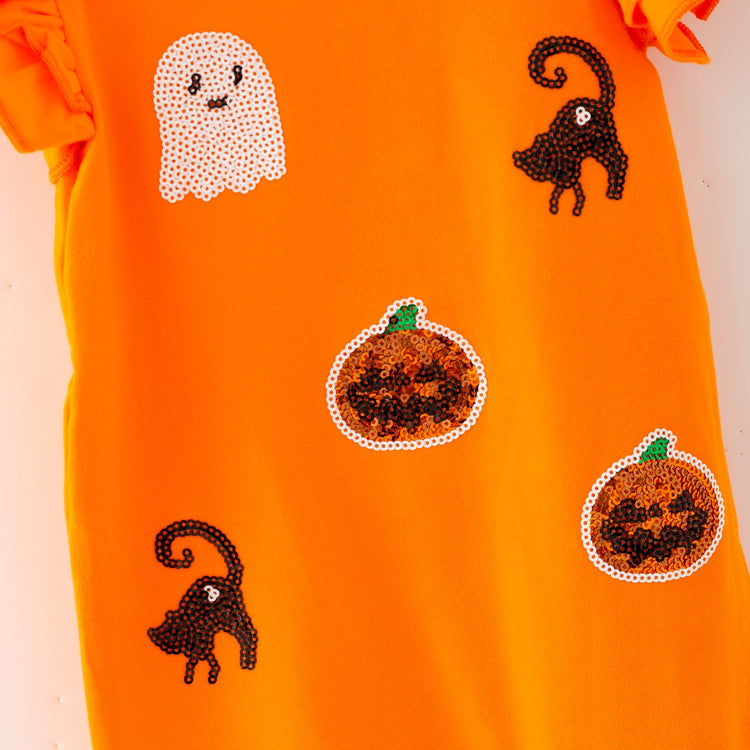 Halloween Sequin Romper