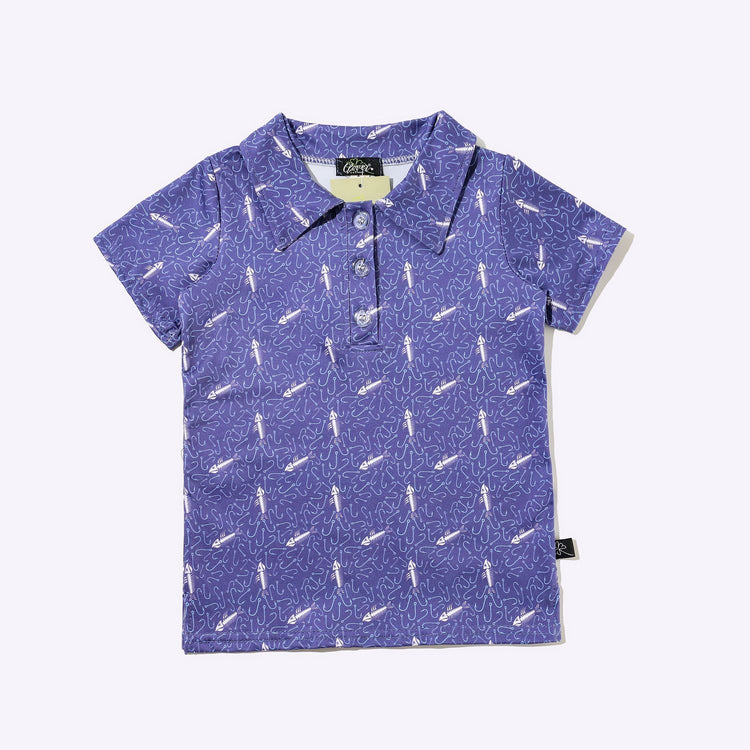 Hook Em Boy Collar Shirt