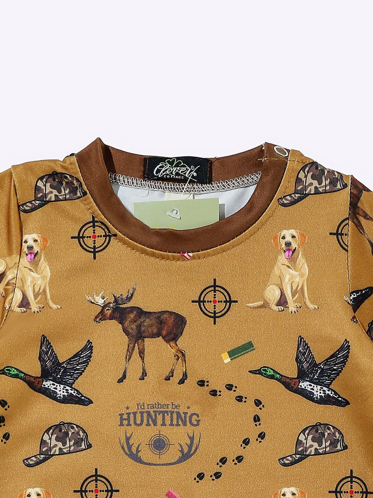 Id Rather Be Hunting Romper