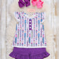 Bright Minds Pencil & Pen Ruffle Outfit: