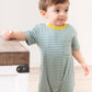 Poppy Sunshine Striped Pocket Romper