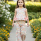 Floral Tunic with Bows Set