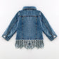 FRINGE JEAN JACKET