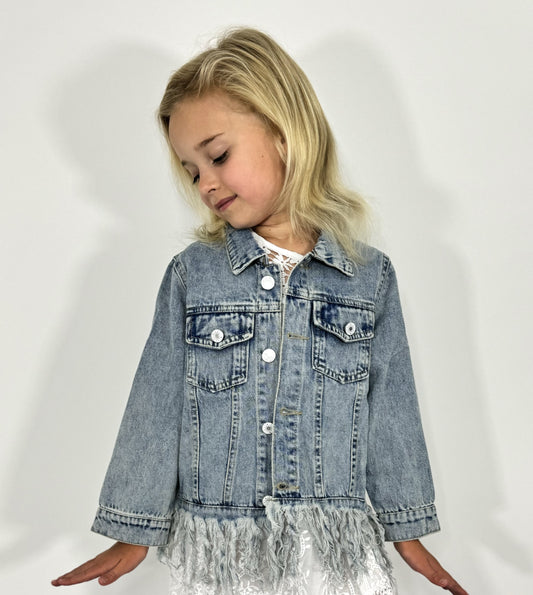 FRINGE JEAN JACKET