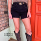 BLACK- Shenandoah Stud Shorts