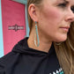 Turquoise West Hoops