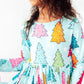 OH Christmas Tree Twirl Dress