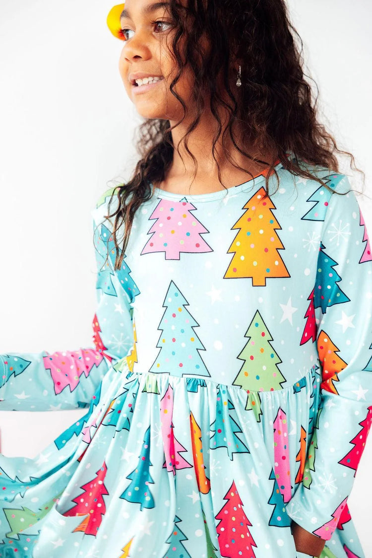 OH Christmas Tree Twirl Dress