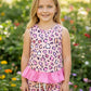 CHEETAH TUNIC & RUFFLE SHORT SET
