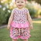 CHEETAH TUNIC & RUFFLE SHORT SET