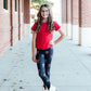 Texas Tech Black Raider Red Leggings
