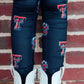 Texas Tech Black Raider Red Leggings