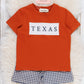 Texas Smocked Gingham Outfit