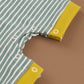 Poppy Sunshine Striped Pocket Romper