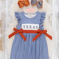 Texas Smocked Gingham Dress
