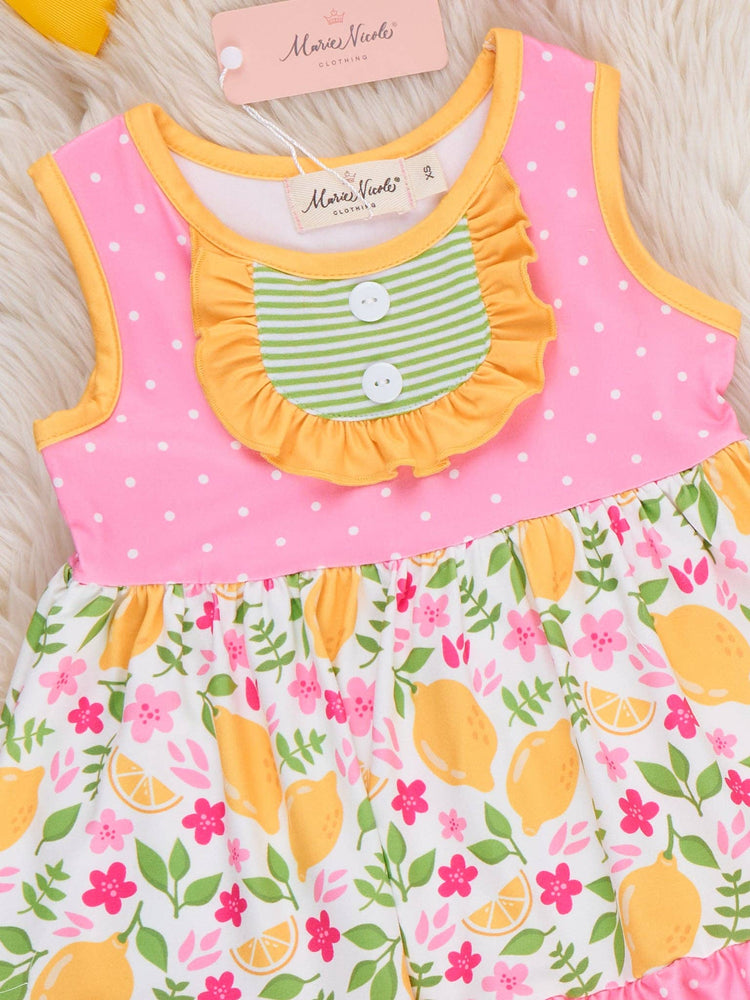 Lemon Blossom Breeze Ruffle Outfit