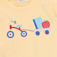 School Ride Embroidered Stripe Outfit