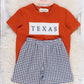 Texas Smocked Gingham Outfit