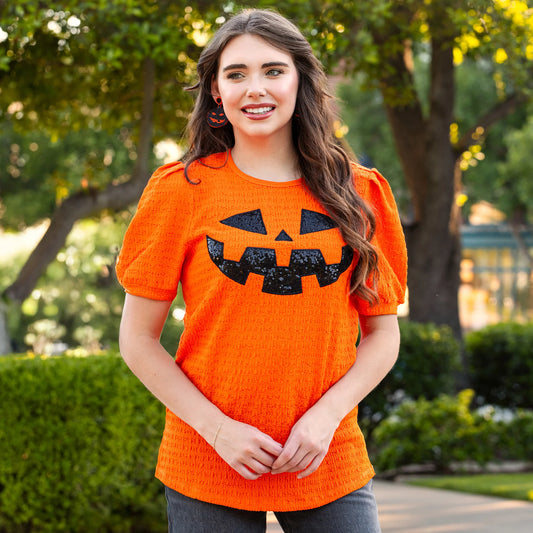 Halloween Sequin Top